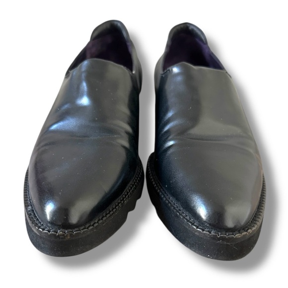 Donald J Pliner Sport Darsi Black Leather Loafer Slip On Shoe Women’s Size 8.5 N - Picture 2 of 10